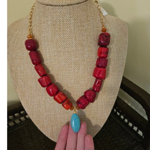 Minu MJ Statement Necklace ~ Must -have for Fashinistas! Boho Eclectic Oiriginal - Picture 5 of 14